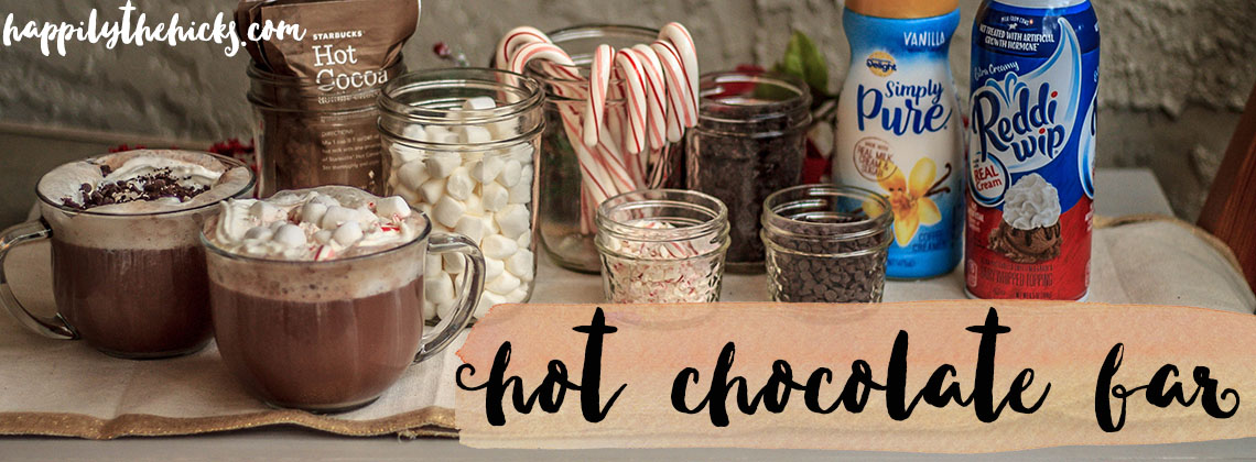 Hot Chocolate Bar DIY | read more at happilythehicks.com