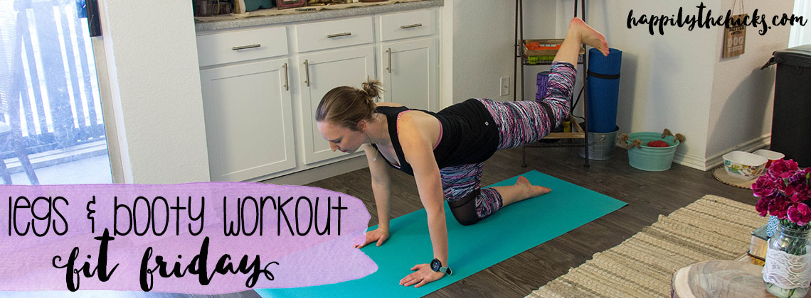 A quick and fun legs and booty workout! | read more at happilythehicks.com
