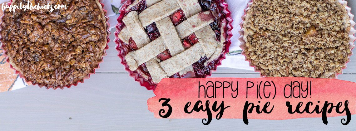 Celebrate National Pi(e) Day with these three easy and delicious pie recipes! | read more at happilythehicks.com