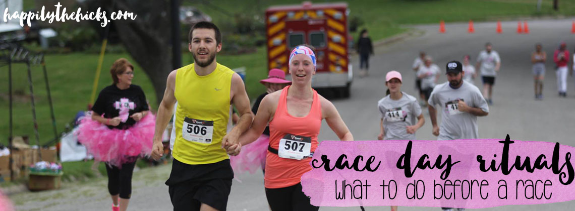 Race Day Rituals - What do to before a race! | read more at happilythehicks.com
